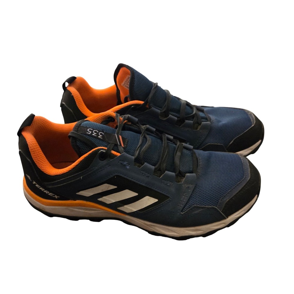 Adidas Terrex Eastrail Navy Blue Orange Trail Running Shoes FX6914 Mens 10.5